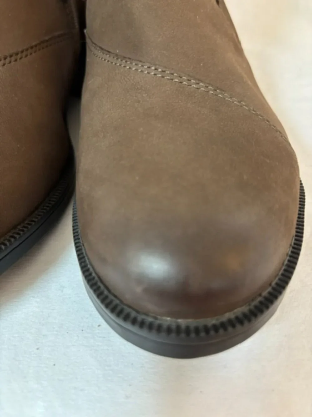 Clarks Women's Adalynn Faye Ankle Boots w/Buckle & Strap in Mushroom Size 10W